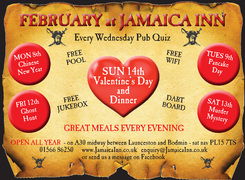 Reminder of whats on in February